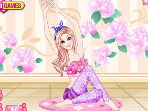 漂亮的瑜伽老师