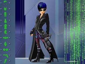 黑客帝国美女装扮