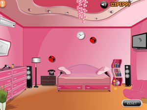 布置粉红房间