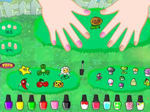 植物大战僵尸美甲游戏（植物版）