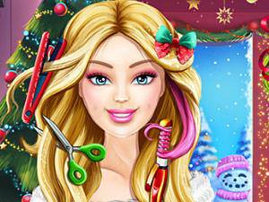 芭比圣诞节美发