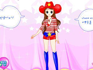 牛仔拉拉队少女