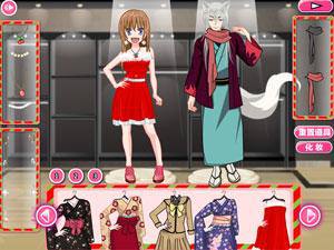 元气少女缘结神卡通装扮