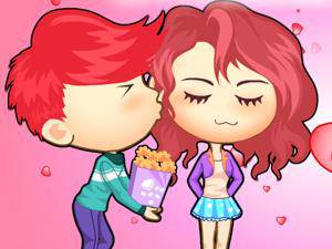 小情侣的甜蜜情人节