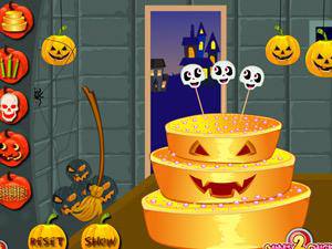 万圣节蛋糕装饰