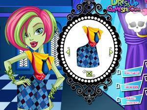 怪物高中面部化妆