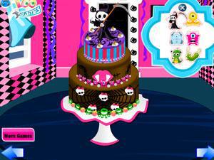 怪物高校蛋糕制作