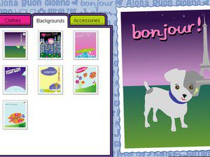 小狗换装去渡假