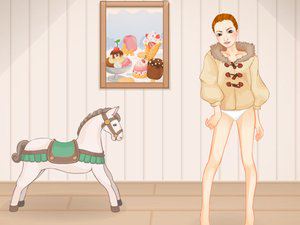 明亮女孩爱骑马