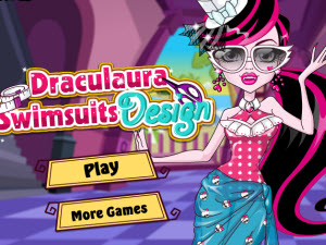 怪物高中泳装设计