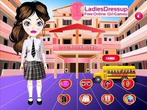 学校女孩打扮秀