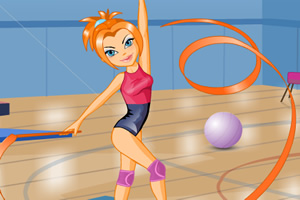 时尚体操运动员