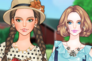 骑脚踏车的女孩