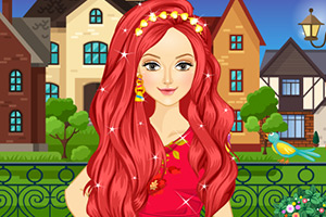 梦幻色彩的头发