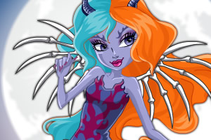 月夜下的人马女孩