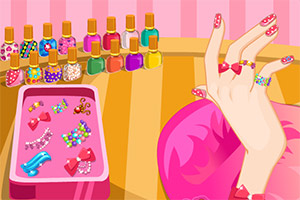 灰姑娘可爱美甲