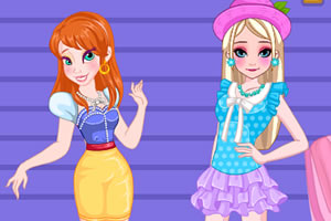 金发公主时尚装扮