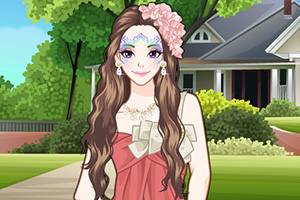 漂亮的彩绘装扮