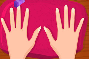 时尚新娘的美甲