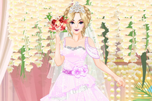 可爱公主的婚纱
