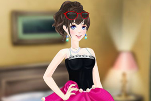 可爱女孩的夏日装扮