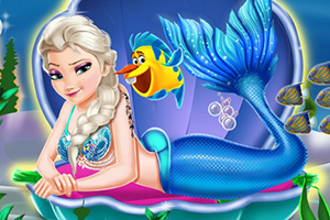 艾莎美人鱼公主