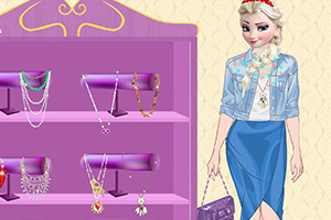 艾莎的时尚装扮