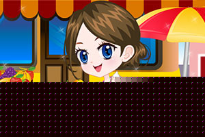 可爱水果店女孩