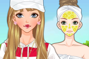 清新女孩运动装