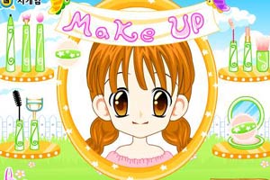 可爱小女生化妆