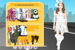 绚彩迷你连衣裙