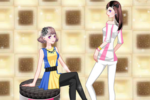 连衣裙拼接风格