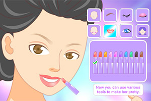 美女是怎样妆成的