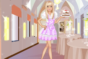 芭比服务生装扮