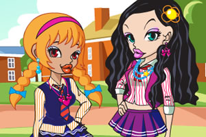 可爱的学校公主