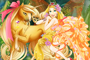 甜美的长发仙女