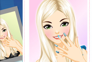 冰雪女王美甲装