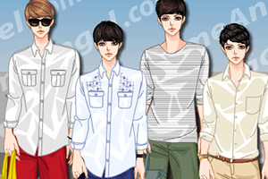 韩版男式夏季出游装