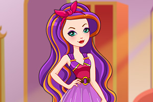 打扮可爱的怪物高女孩