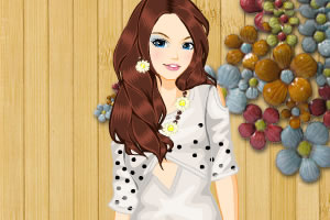 波尔卡圆点礼服