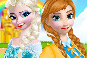 艾莎和安娜去舞会