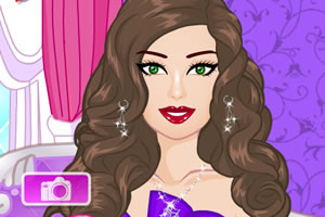 公主永久的妆容