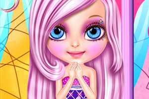 芭比宝贝的彩虹小马装