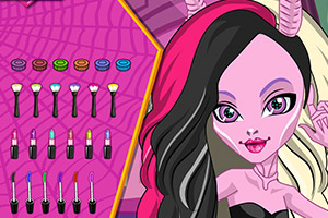 怪物女孩爱美发