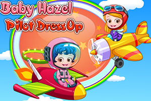 可爱宝贝当飞行员