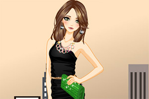 迷你华丽的晚礼服