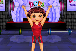 举重运动员装扮