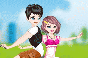 骑车兜风的情侣