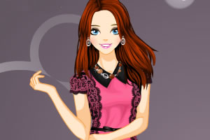 黑色蕾丝纹饰装