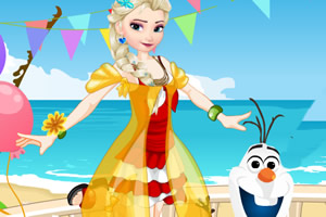 艾尔莎和安娜比基尼大赛